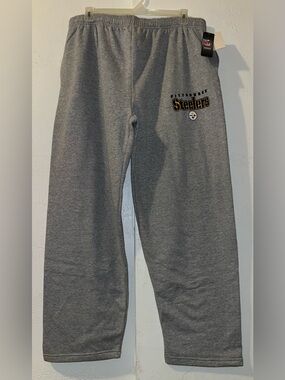 NFL Men’s Gray Pittsburgh Steelers Sweatpants NWT